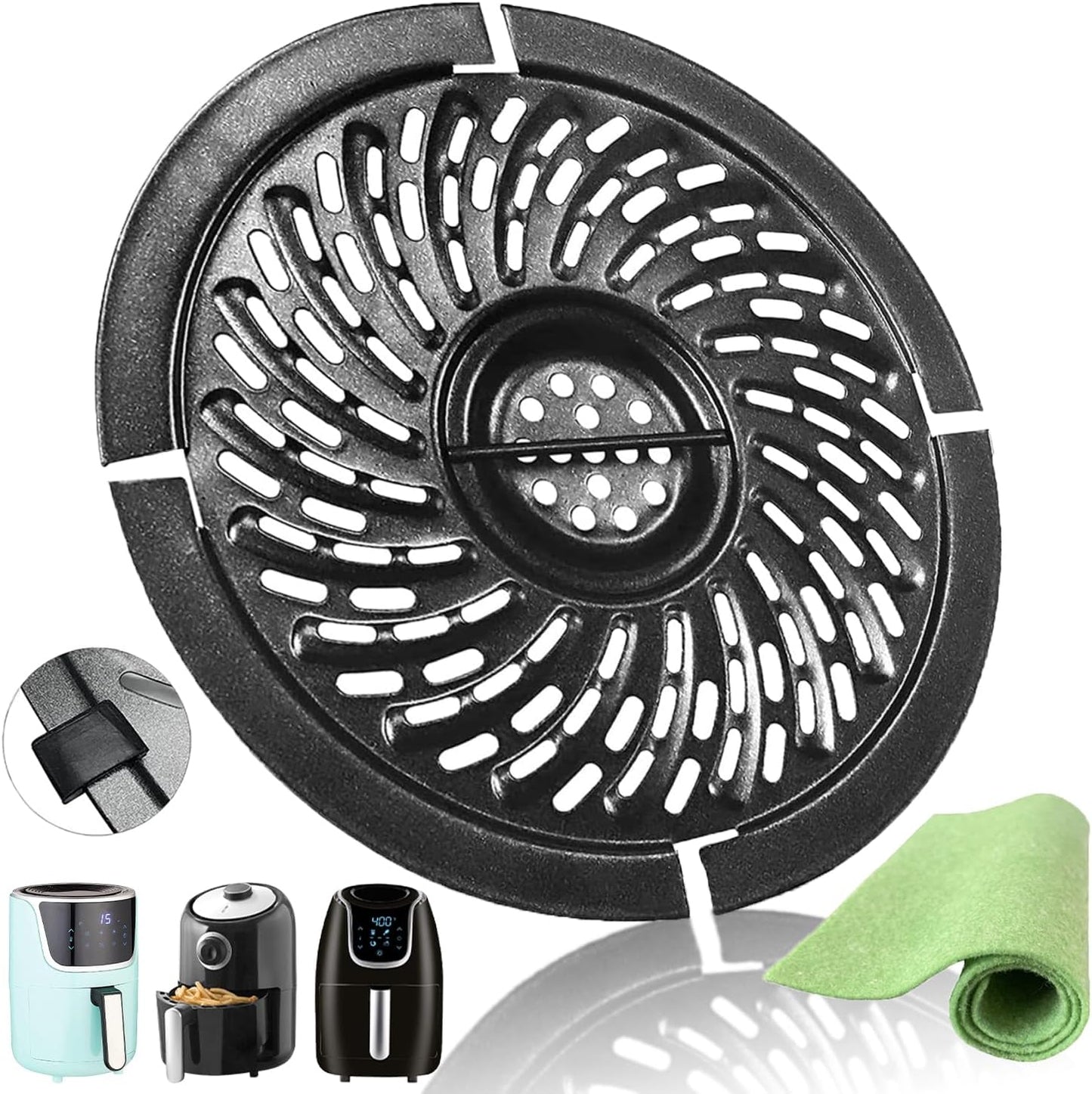 Upgrade Your Air Fryer with HEISENLIN Crisper Plate