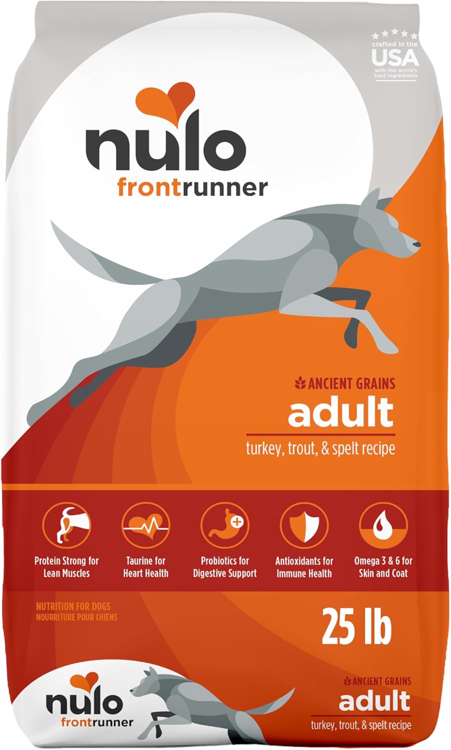 Nulo Frontrunner Turkey, Trout & Spelt Dry Dog Food for Adults