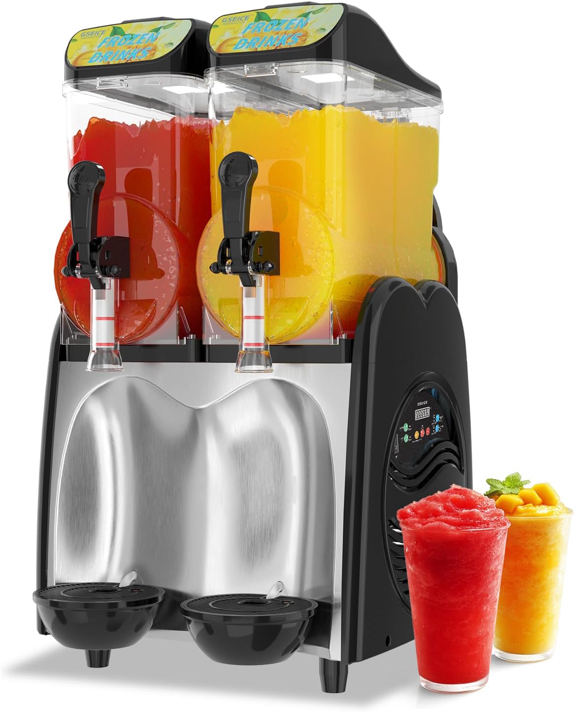 8 Gallon Stainless Steel Slushy Machine - GSEICE