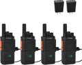 FR2 Plus Walkie Talkies Long Range FRS 4 Pack - Hidden Display
