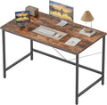 Mericonia Computer Desk 32 in Rolling Desk - Compact, Rustic