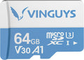 VINGUYS 64GB TF Card - Local 4K Storage for Bird Feeder Cameras