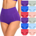 Cotton High Waisted Soft Womens Underwear Breathable Panties