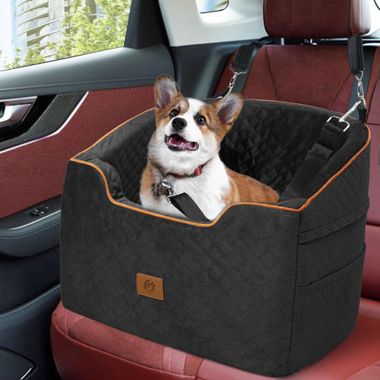 OTOB Memory Foam Dog Car Seat: Washable, Safe & Cozy