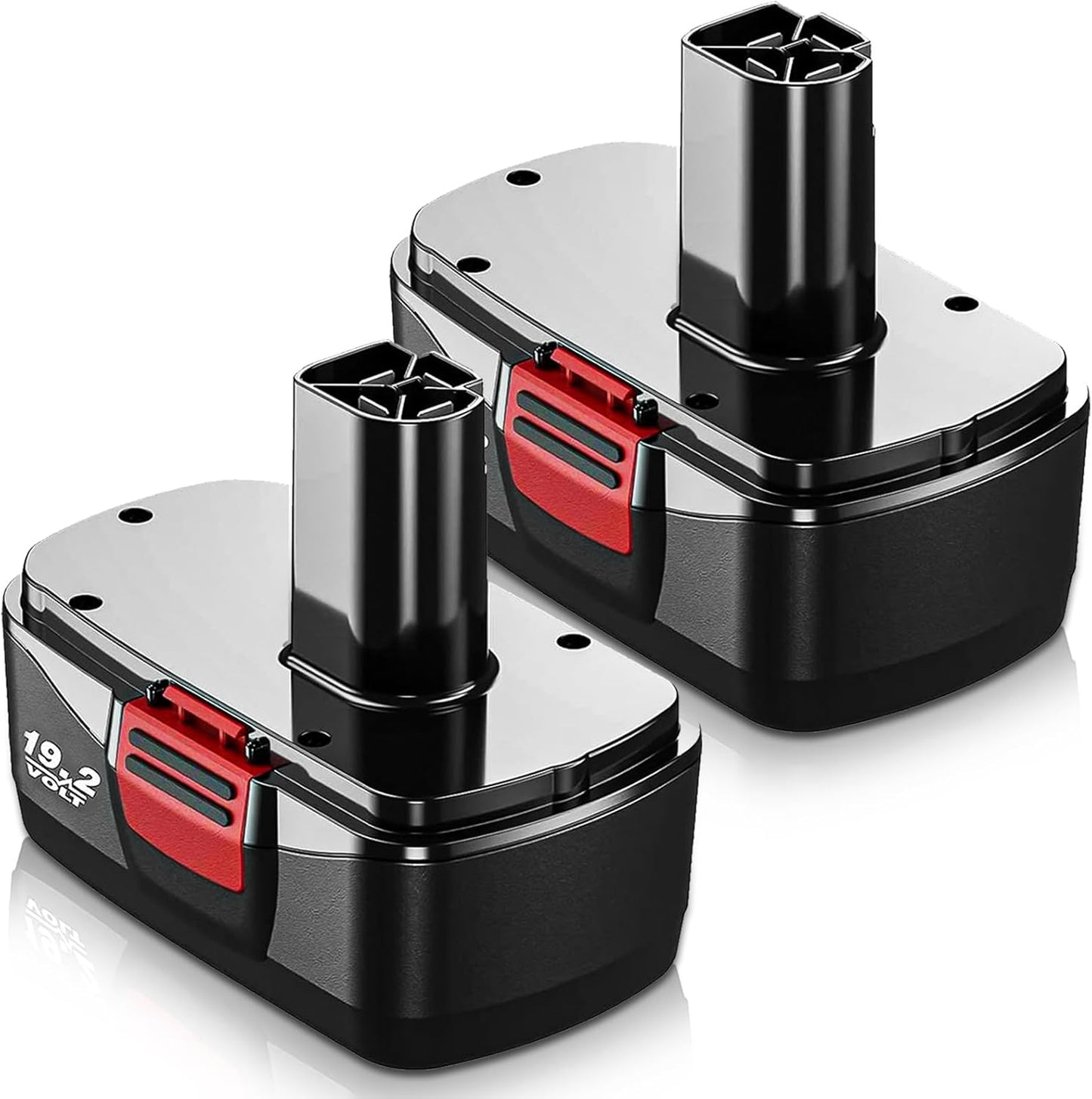 2 Packs 4.5Ah Ni-Mh Diehard 19.2V Battery Replacement for Craftsman
