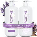 1 Liter Anti-Thinning Volumizing Shampoo & Conditioner Set - Lavender