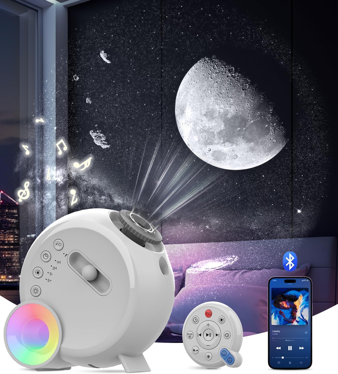 Transform Your Room with LEYOYO Galaxy Projector!