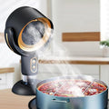 Portable Range Hood with 2 Speed Exhaust Fan - Compact Desktop Vent