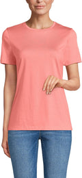 Relaxed Supima Cotton Crew Neck T-Shirt - Soft, Durable (Style LYMJ)