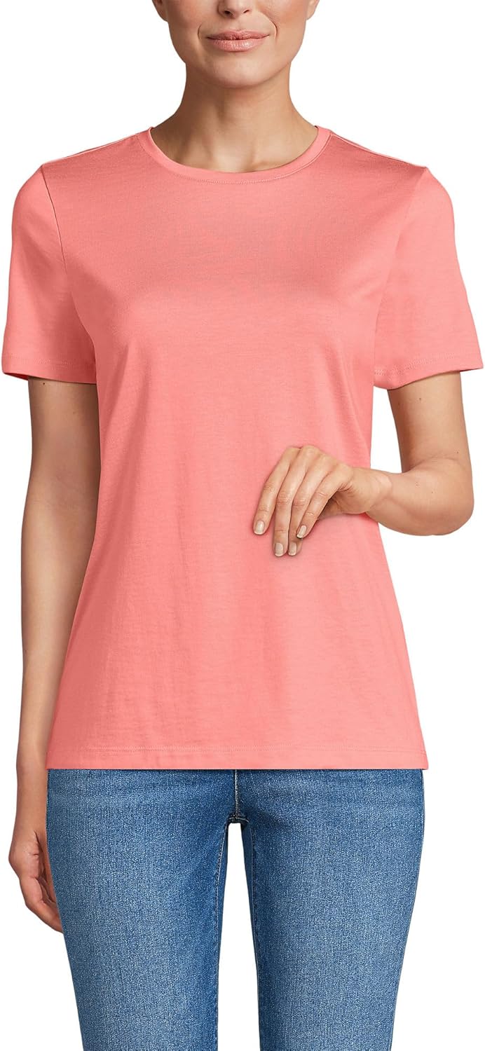 Relaxed Supima Cotton Crew Neck T-Shirt for Everyday Comfort