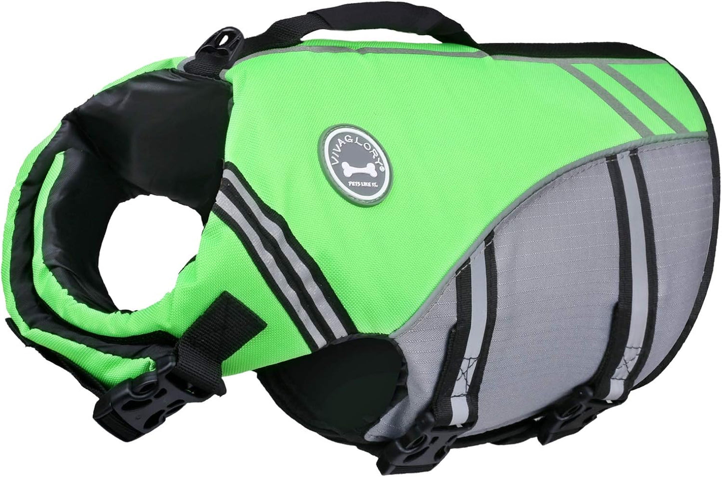 VIVAGLORY Sports Style Dog Life Vest for Safe Swimming Fun