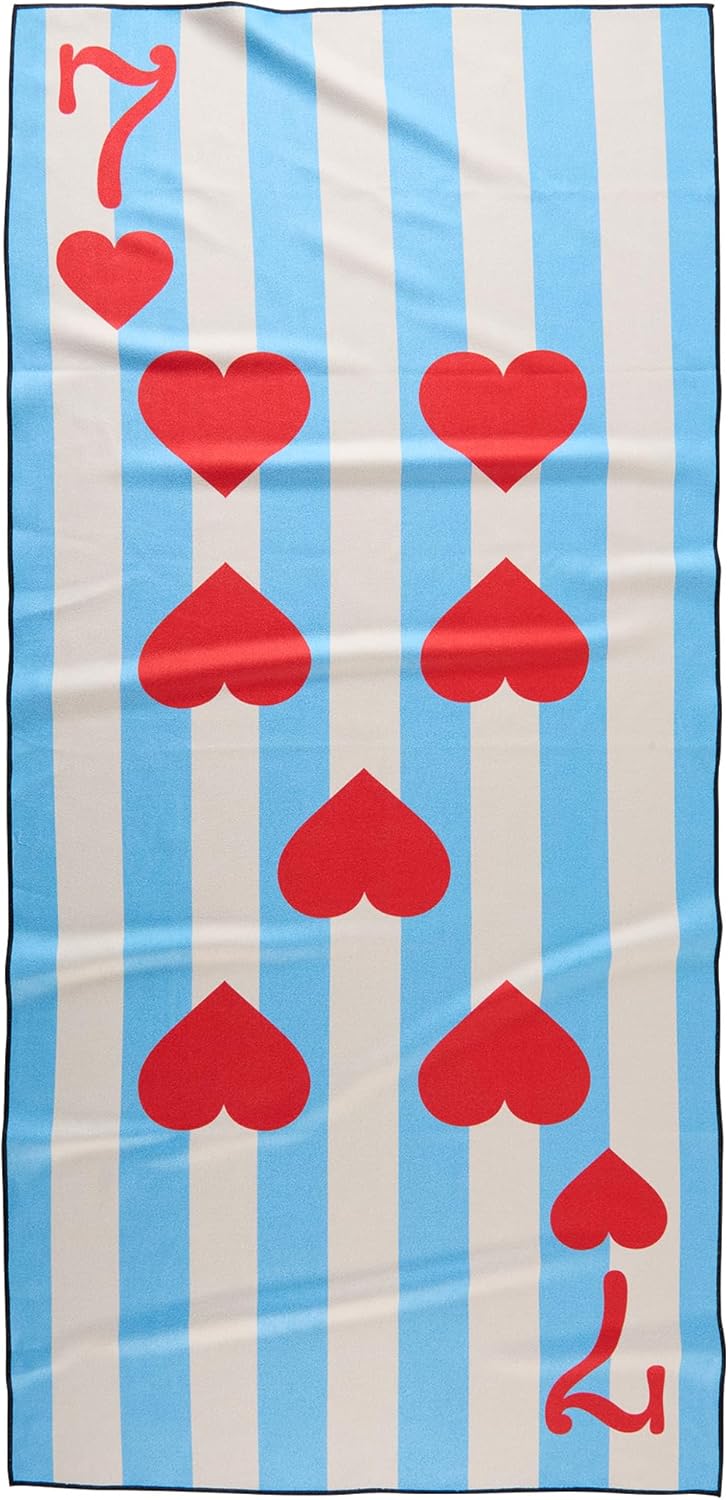 GEOMETRY Micro-Loop Beach Towel for Quick-Dry Summer Fun