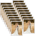 WIFTREY 8x10 Picture Frame Set of 18 - White Multi Photo Frames