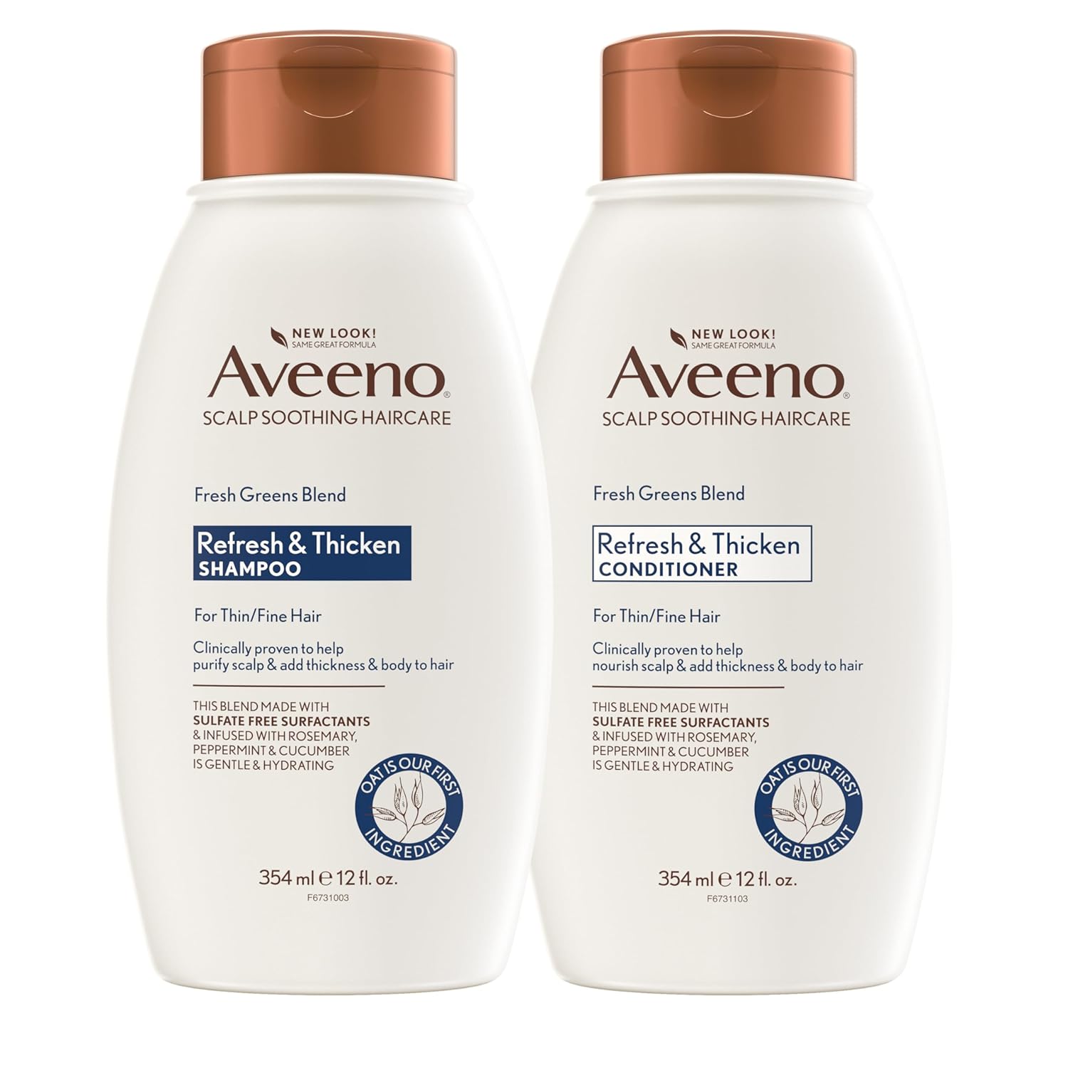 Aveeno Volumizing 2-in-1: Thickens & Nourishes