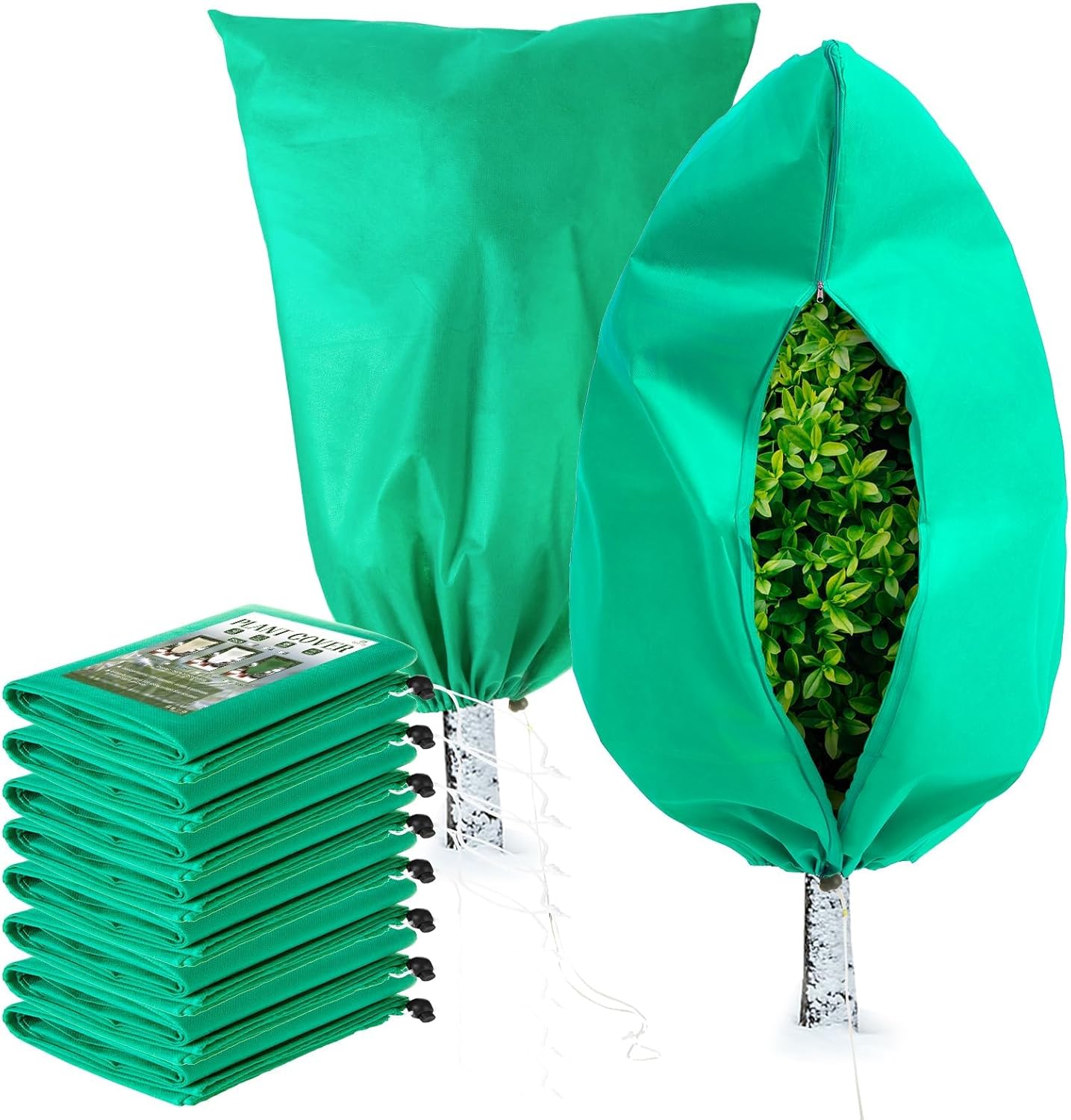 Homimp Plant Covers for Freeze Protection - 8 Pack Frost Covers