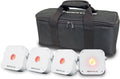 Rockville MINI RF1 V3 LED Wash Up Light for DJs and Parties