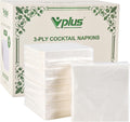 500 Pack Vplus Beverage Napkins - Extra Absorbent!