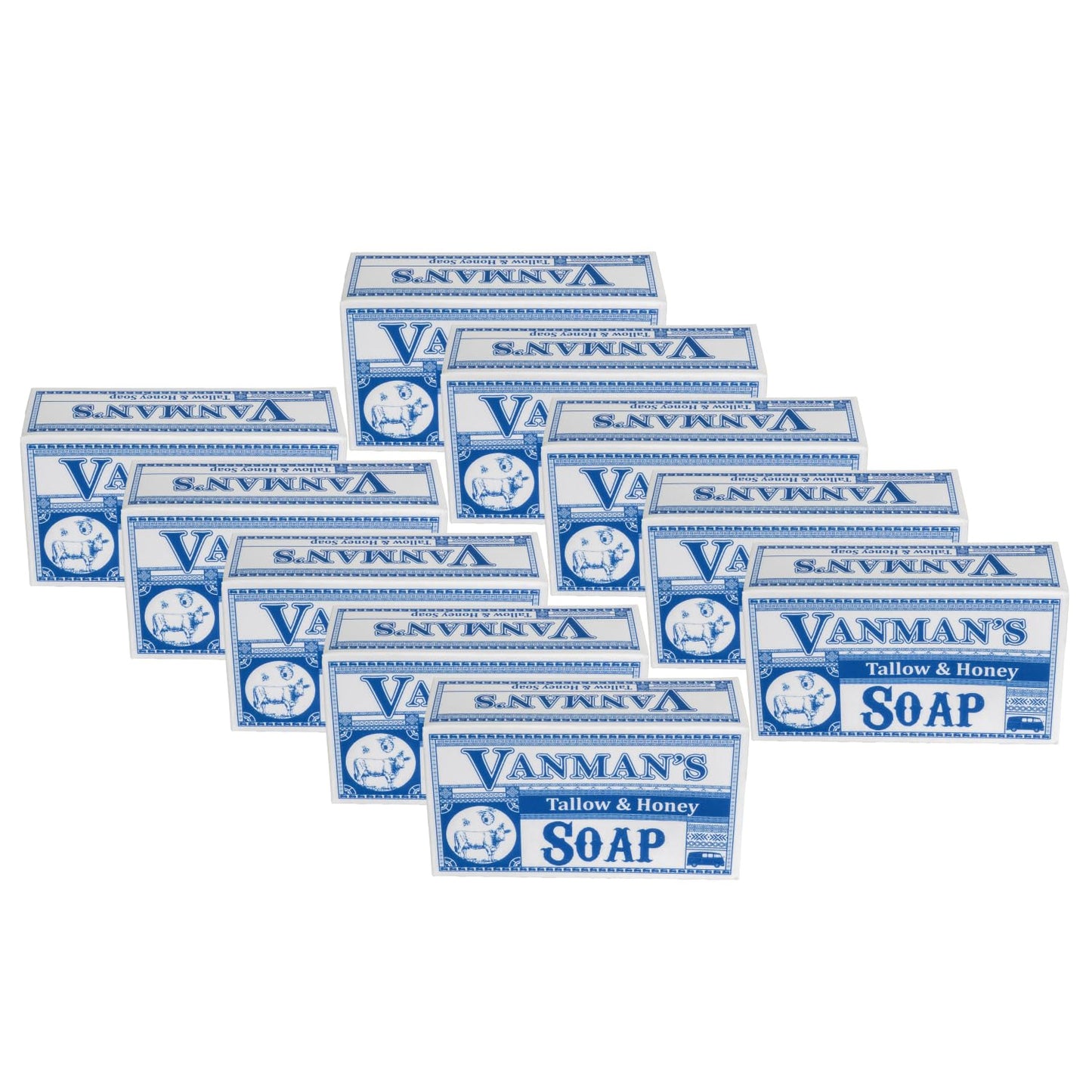 VanMan Beef Tallow and Honey Soap for Nourishing Skin Care