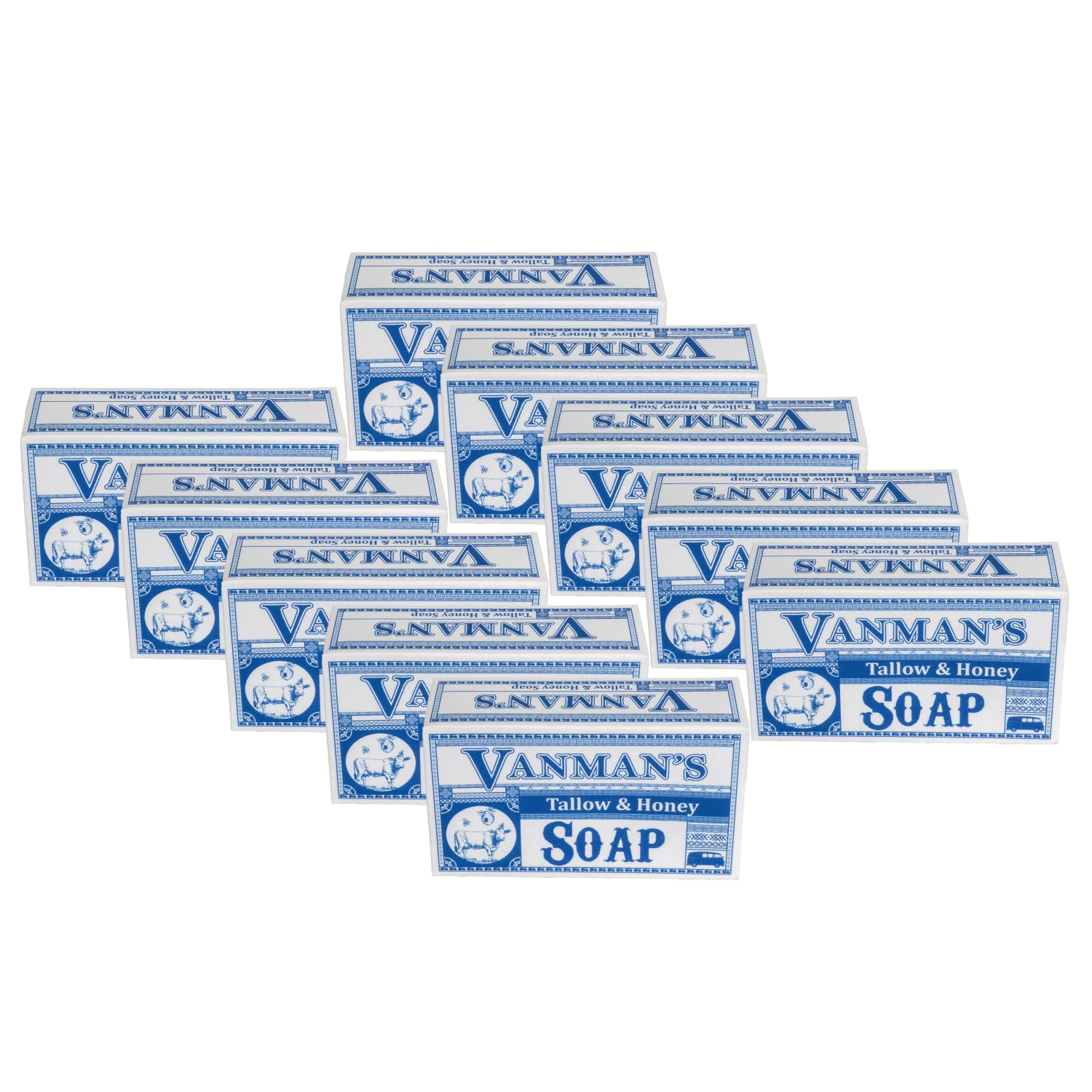 VanMan Beef Tallow and Honey Soap for Nourishing Skin Care