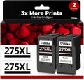 Compatible 275XL Black Ink Cartridges Replacement - High Yield Pack
