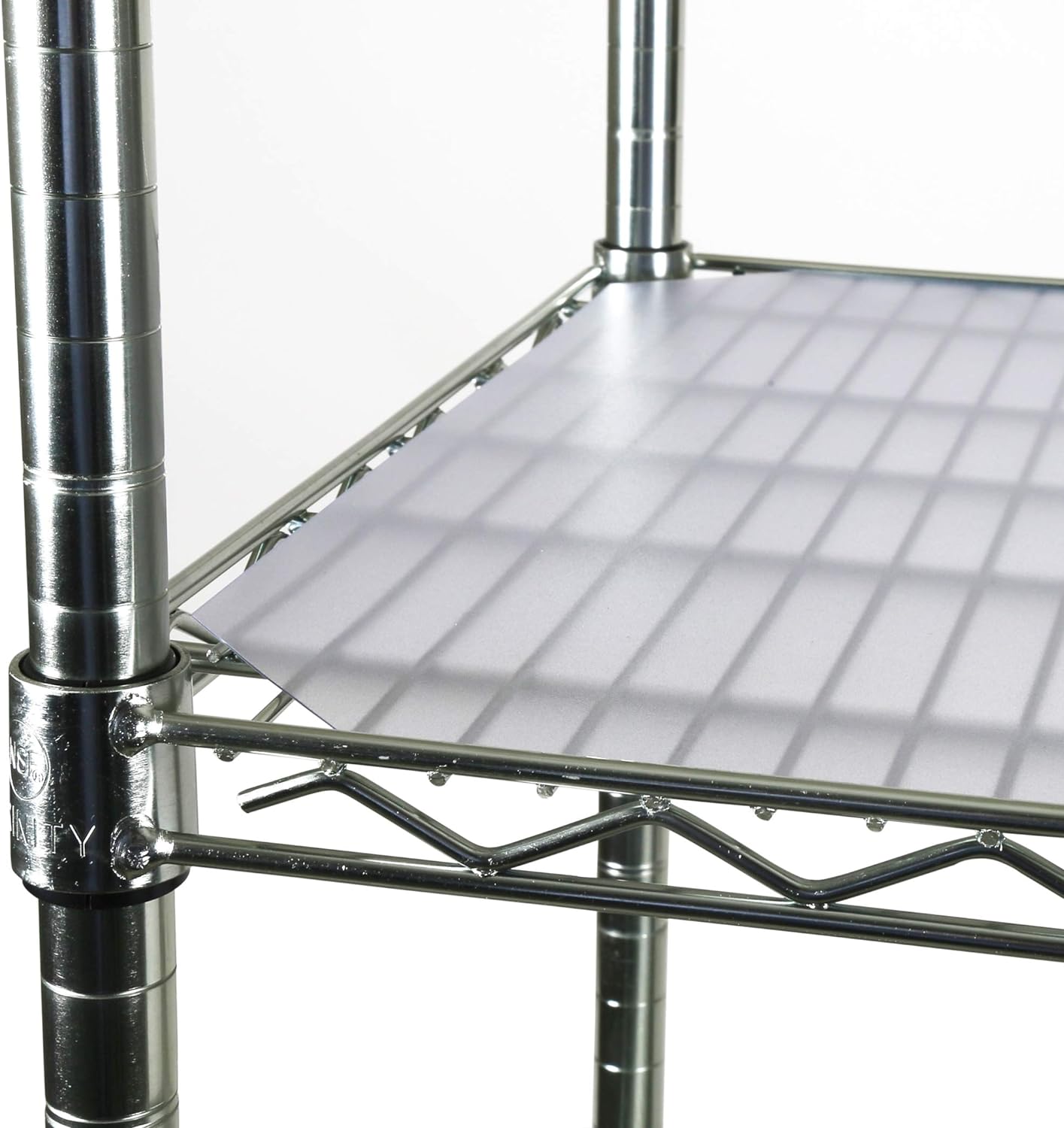 PVC Shelf Liners for Wire Shelving, 4 Pack, Clear Protection
