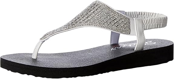 Skechers Women's Meditation-Rock Crown Flat Sandal Review