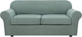 H.VERSAILTEX 3 Piece Stretch Sofa Covers for 2 Cushion Sofa - Thicker