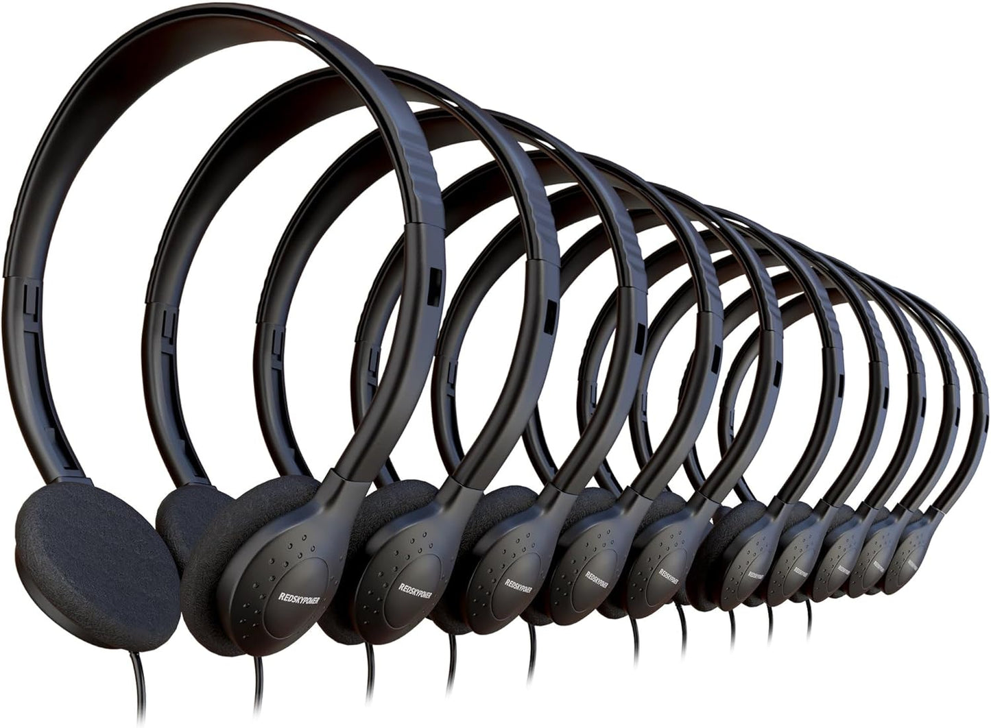 Bulk Wired Headphones for Students, 400 Pack, Comfortable Fit