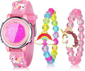 Waterproof Unicorn Watch Set for Girls - 3 Pieces