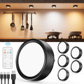 Rechargeable Under Cabinet Puck Lights with Remote Control - USB-C