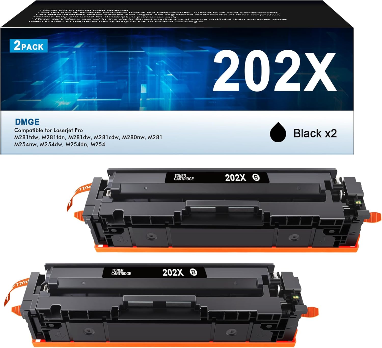 HP 202X Toner - High Yield 2 Black Pack | Compatible Replacement