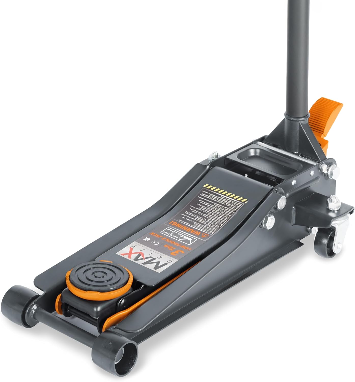 3-Ton Low-Profile Heavy-Duty Steel Racing Floor Jack for Cars