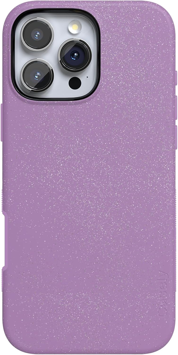 Casely iPhone 16 Pro Case - Lavender Waves with Bold Protection