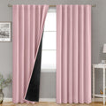 BGment 100% Blackout 80 in Curtains - Double Layer Thermal Privacy
