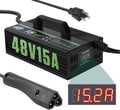 YUANRI Golf Cart Charger 48V: Fast Charging with LCD Display