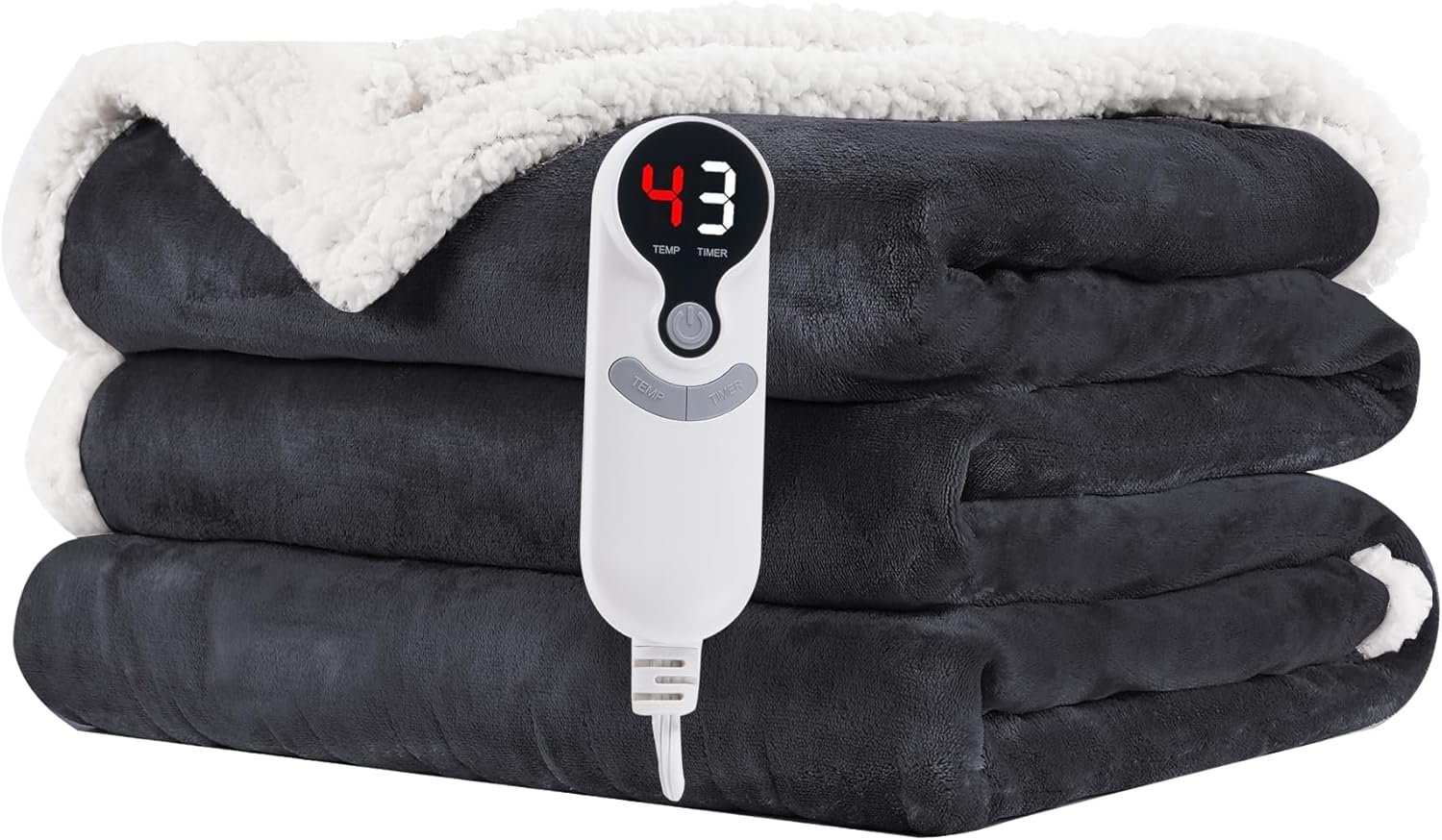 Electric Heated Blanket Throw 50x60 for Cozy Comfort Anywhere