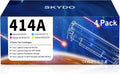 414A Toner Cartridge 4 Pack Replacement for HP 414A - High Yield