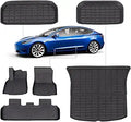 Tesla Model Y Floor Mats Cargo Liners 6-Piece Set - All-Weather Fit