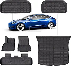Tesla Model Y Floor Mats Cargo Liners for All Weather Protection