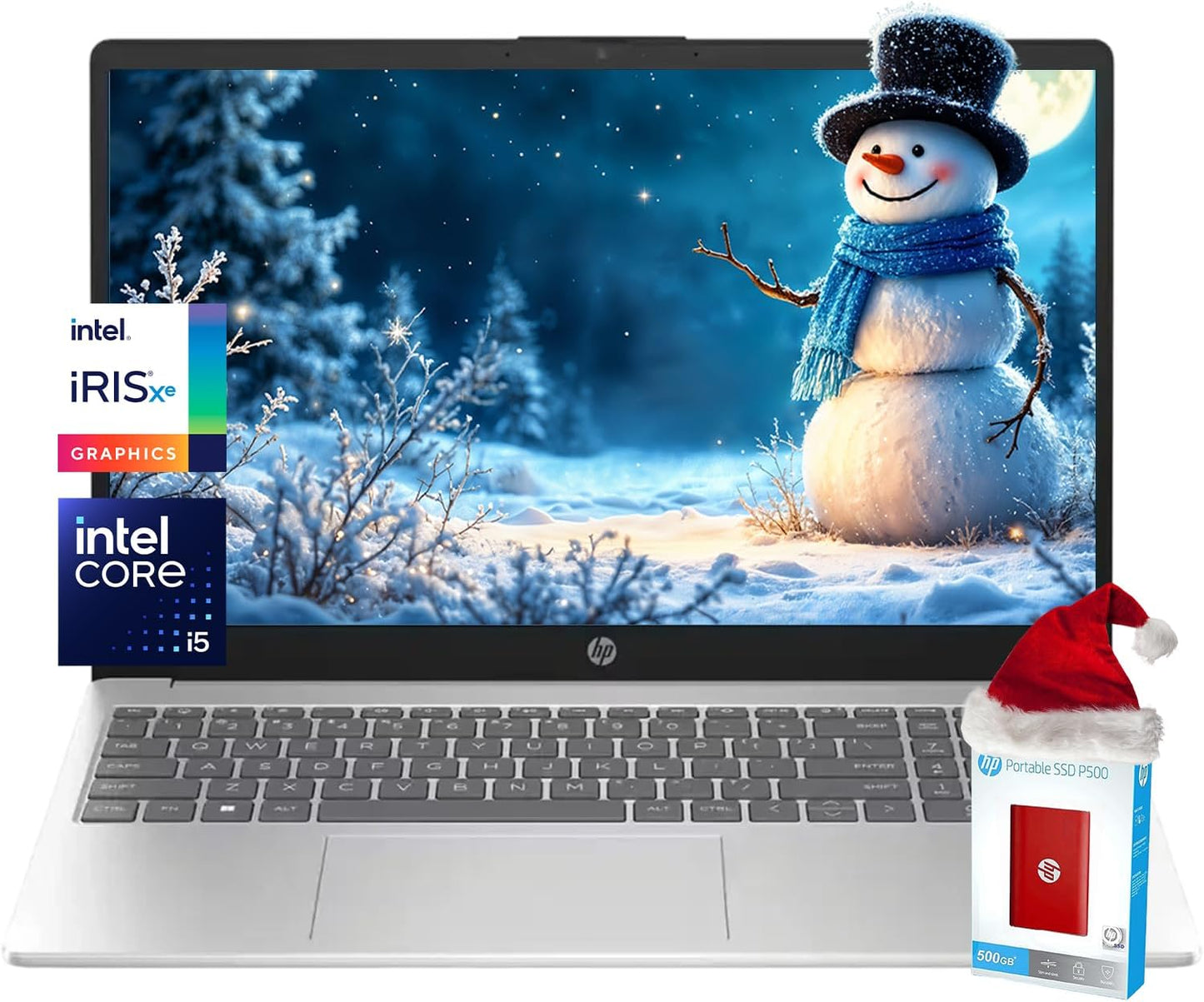 HP 15.6 HD Touchscreen Laptop with Intel Core i5 and 16GB RAM