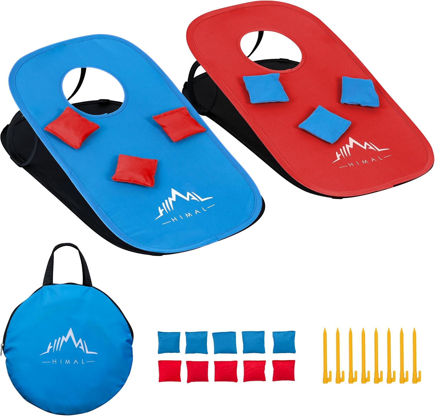 Himal Collapsible Portable Cornhole Game Boards for Fun Outdoors
