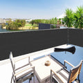 Zip Cable Ties and 3 ft x 39 ft Black Privacy Screen - Strong Shade