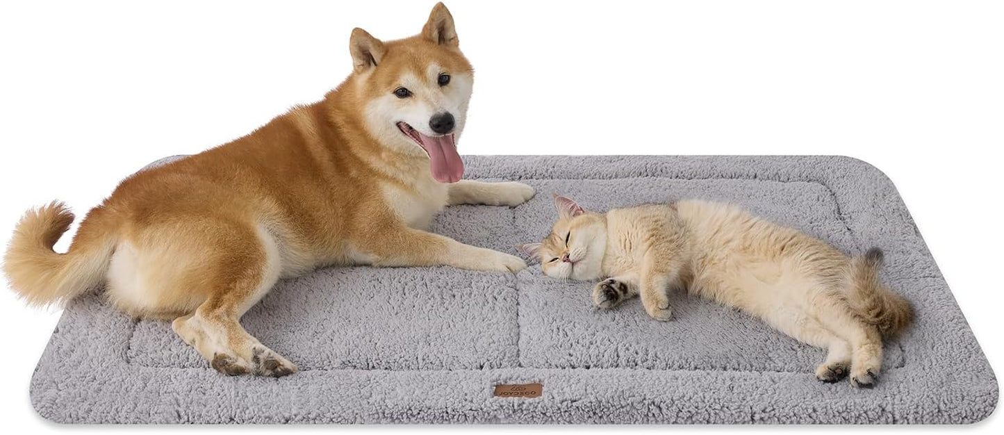 Joydeco Low Profile Dog Crate Mat for Extra Large Pets Comfort