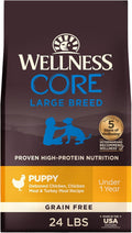 Wellness CORE Puppy Dry Dog Food for Large Breeds, Grain-Free