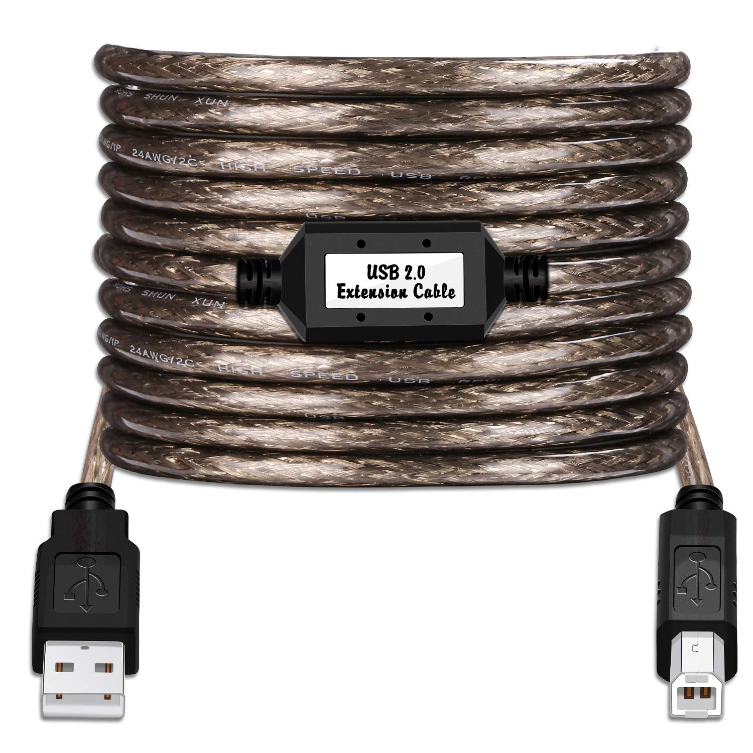 LDKCOK Active USB 2.0 Printer Cable 75ft for High Speed Printing