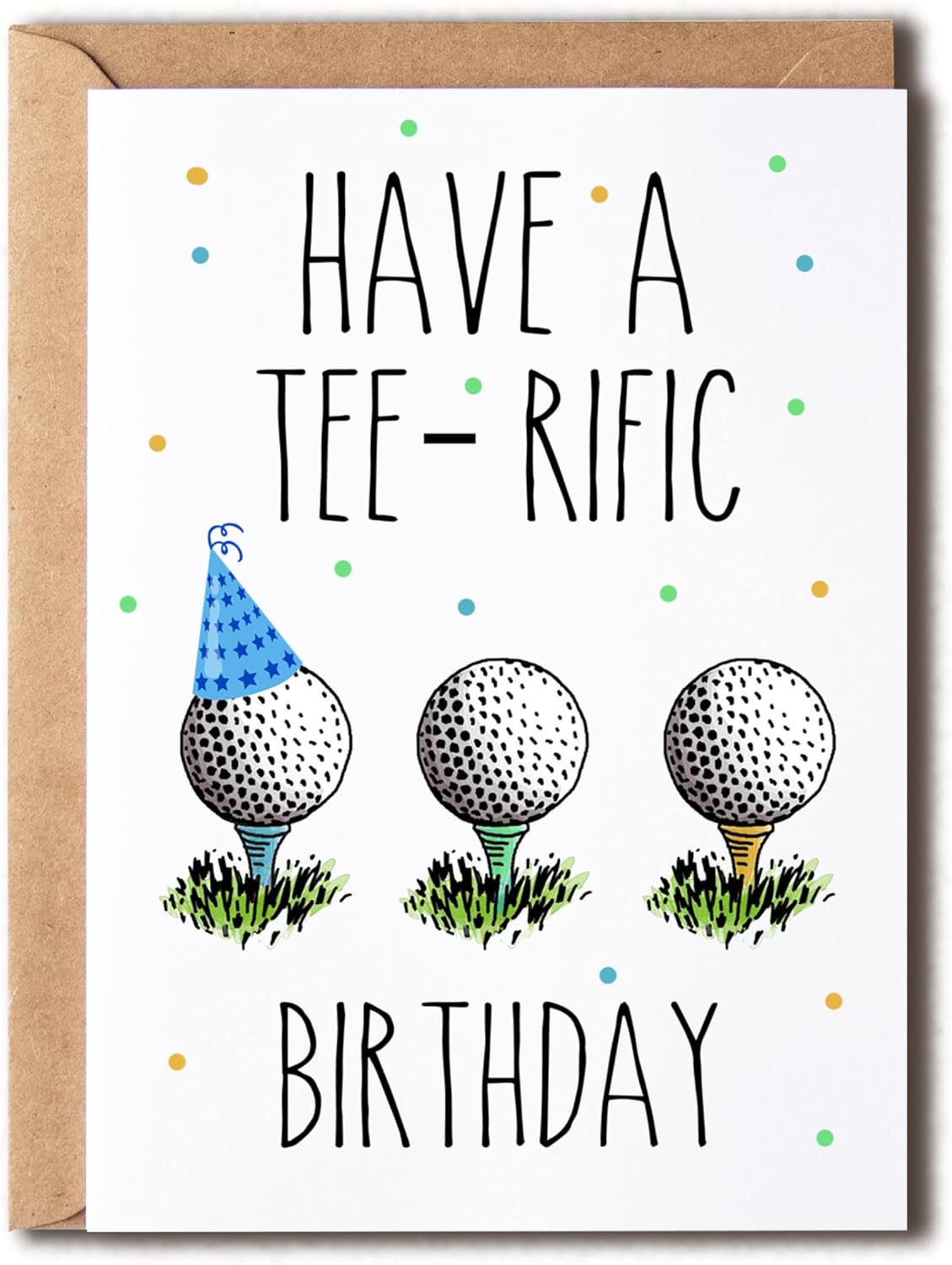Golfer Birthday Card - Tee-Rific Sports Love!