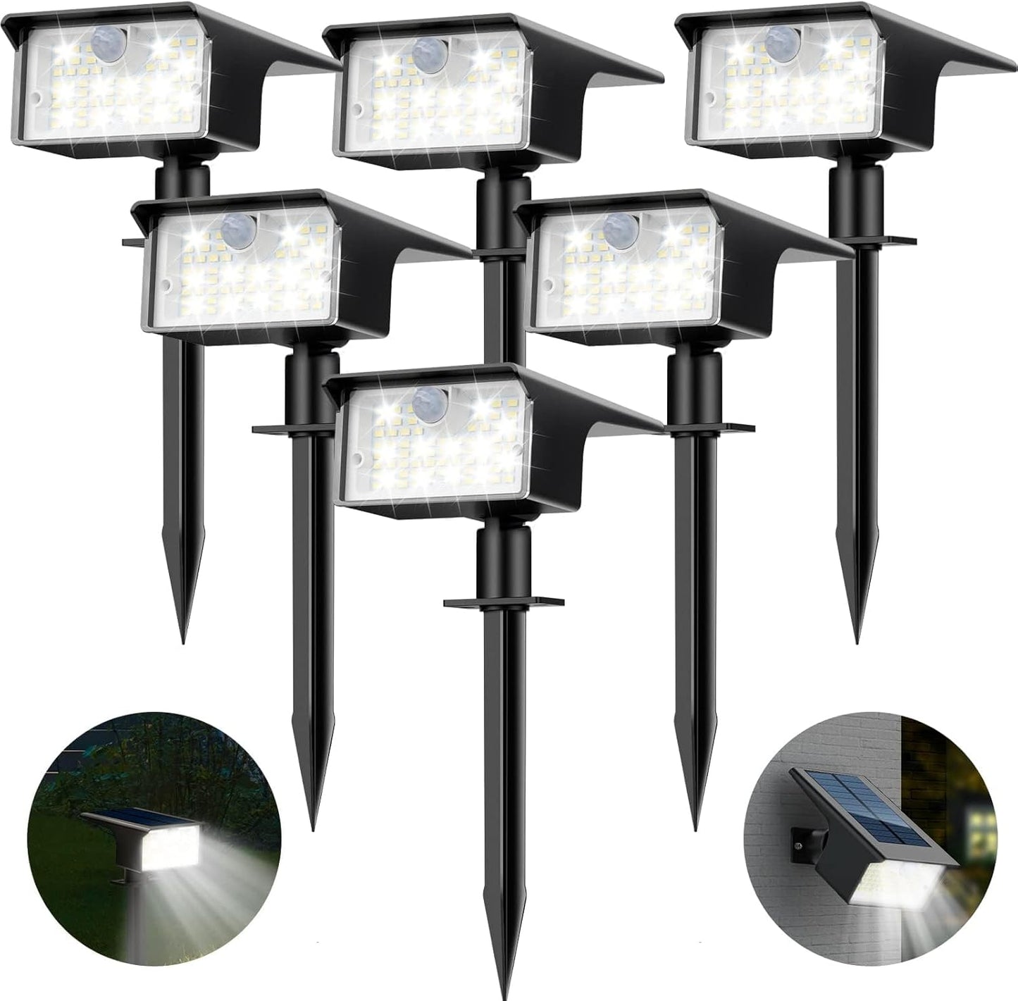 Nipify Solar Spot Lights Outdoor Motion Sensor for Garden Use
