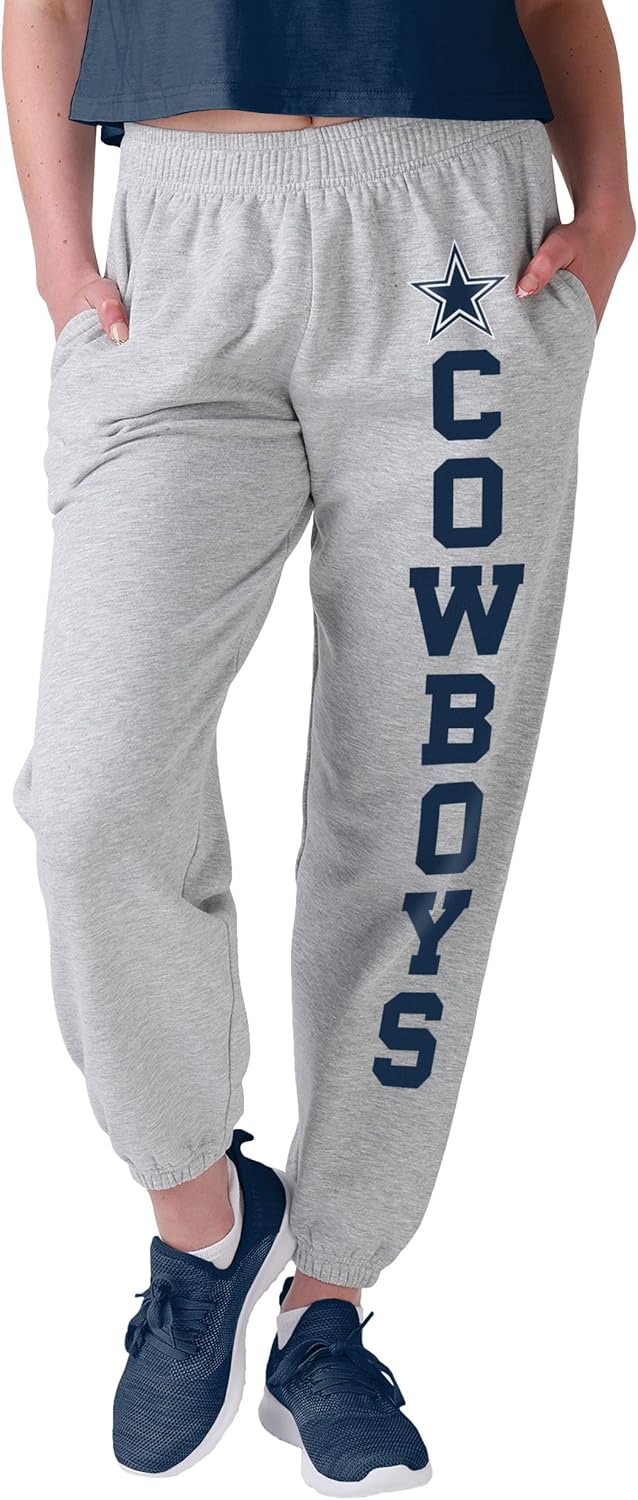 FOCO Women's NFL Team Logo Gear Fashion Sweatpants for Comfort