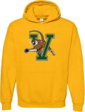 UGP Campus Apparel NCAA Primary Logo Hoodie - Soft Unisex Fit Vermont