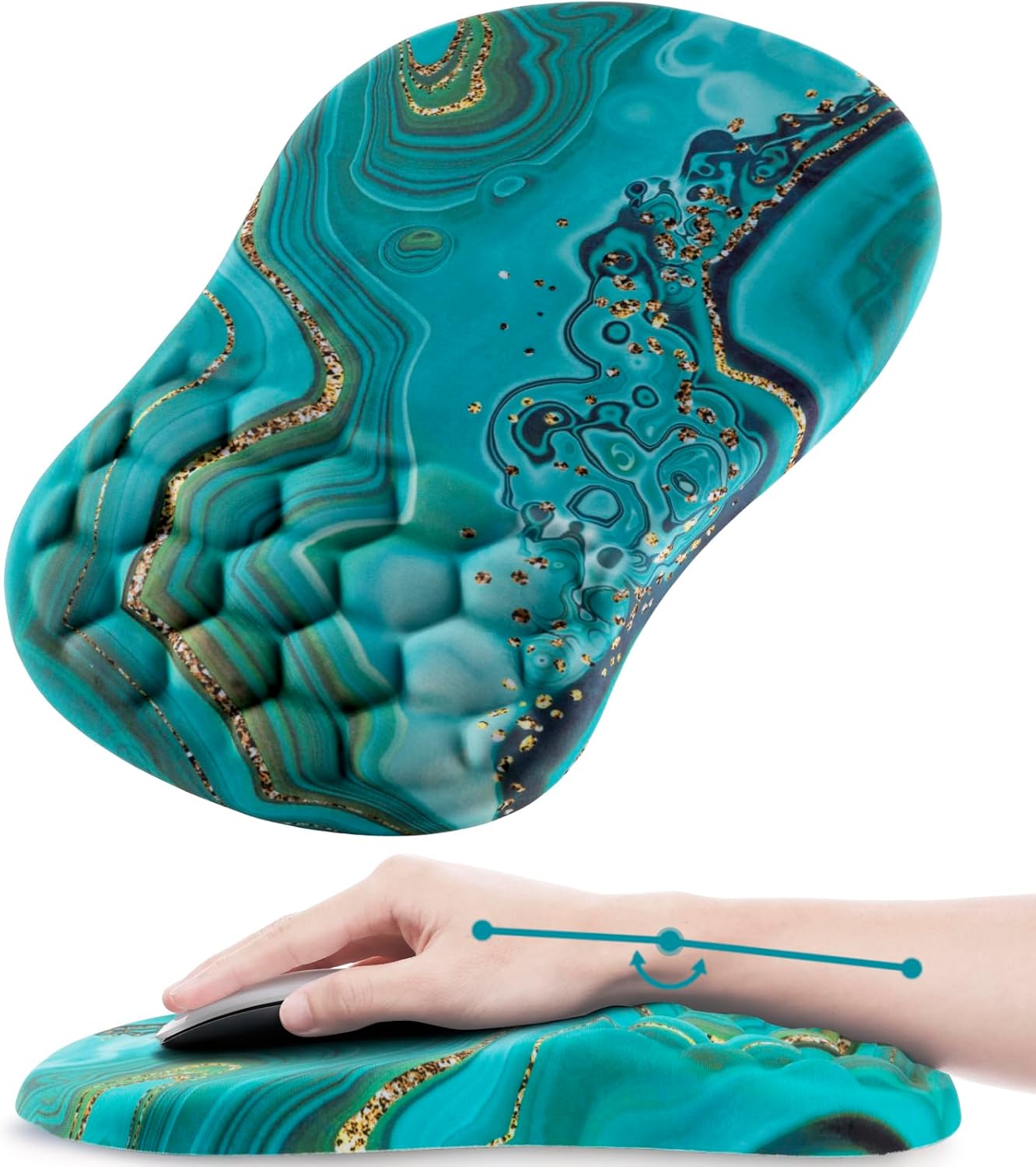 Laokiiy Ergonomic Mouse Pad - Pain Relief & Comfort